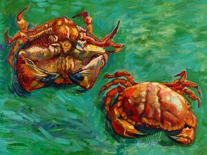 Riproduzione Two Crabs Vintage Seaside - Vincent van Gogh