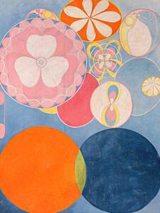 Riproduzione The 10 Largest No 2 Blue Abstract - Hilma af Klint