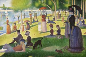 Riproduzione A Sunday on La Grande Jatte Traditional Vintage Landscape - Georges Seurat