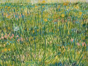 Riproduzione A Patch of Grass - Vincent van Gogh