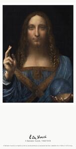 Riproduzione The Salvator mundi Il Salvator mundi - Leonardo da Vinci, (30 x 40 cm)