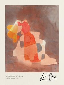 Riproduzione Reclining Woman - Paul Klee