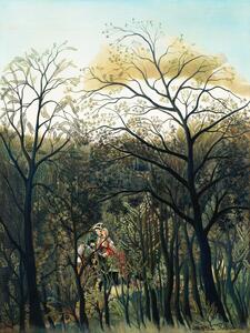 Riproduzione Rendezvous in the Forest - Henri Rousseau, (30 x 40 cm)