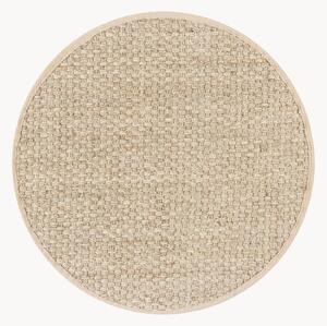 Tappeto rotondo in erba marina a pelo corto Natural Fibers