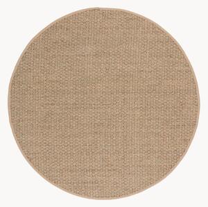 Tappeto rotondo in erba marina a pelo corto Natural Fibers