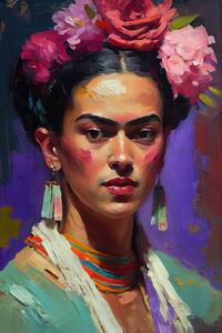 Illustrazione Portrait Of Frida, Treechild