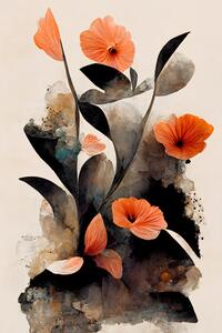 Illustrazione Abstract Flowers, Treechild