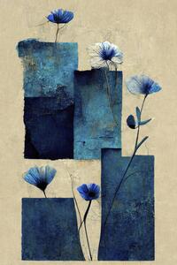 Illustrazione Blocks And Flowers, Treechild