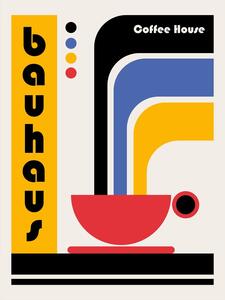 Illustrazione Bauhaus Coffee House, Retrodrome
