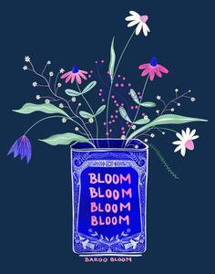 Illustrazione Tin Can Flower Illustration, Baroo Bloom