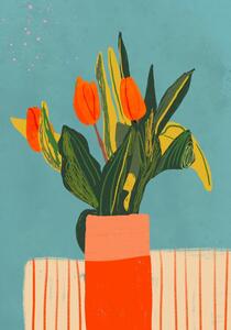 Illustrazione Tulips, Gigi Rosado