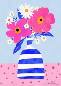 Illustrazione Maximalist Flower Vase, Baroo Bloom