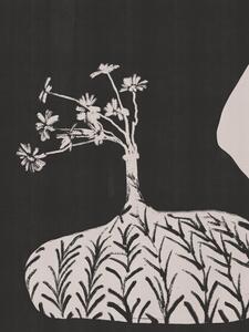 Illustrazione Plump Vase With Slender Flowers, Little Dean