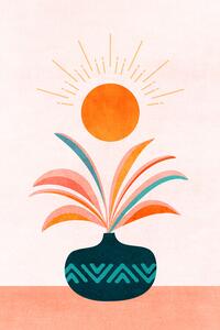 Illustrazione Sun Worship, Kristian Gallagher