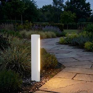 Lampione a LED Lucande Celiora, altezza 45 cm, grigia, IP65 Celiora, Alluminio / Grigio / Zincato, Alluminio, Moderno