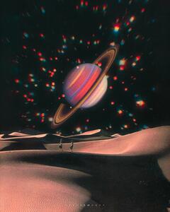 Illustrazione Space disco, spacerocket art