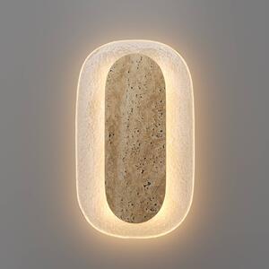 Maytoni Applique da parete a LED Tavo, Crema / Ambra, Soggiorno / Sala da pranzo, Vetro, Moderno, Applique a LED