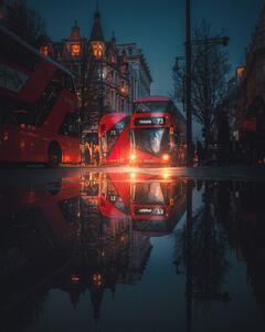Fotografia London night reflections, David George