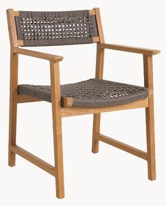 Set di 2 sedie da giardino in legno di teak Cancun