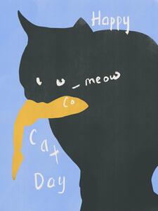 Illustrazione Happy Cat, Little Dean