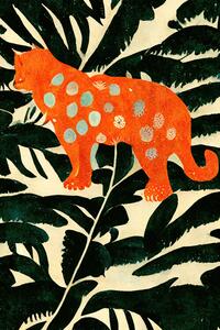 Illustrazione Tiger In The Jungle, Treechild