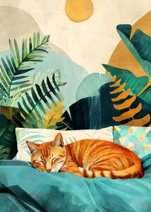 Illustrazione Cats life 13, Justyna Jaszke