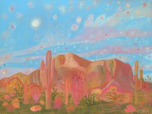 Illustrazione Colorful desert Ii, Eleanor Baker