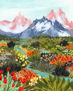 Illustrazione Autumn Mountains, Sarah Gesek