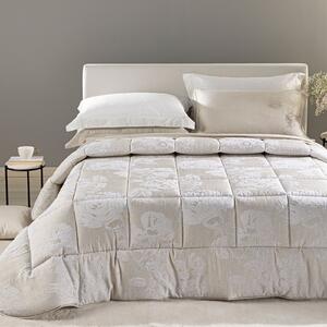 Trapunta MATRIMONIALE Rosier AVORIO Raso Jacquard Caleffi