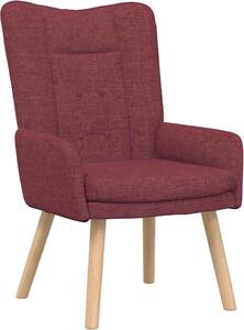 Poltrona Rosso Vino 63 x 67 x 94 cm Tessuto e compensato