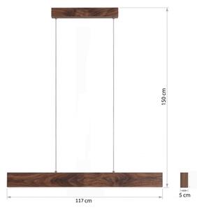 Eglo 39347 - Lampadario LED dimmerabile a sospensione con cavo CLIMENE LED/21W/230V + LED/8,4W