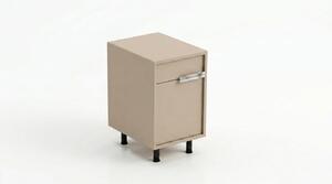 Comodino di alta qualità, colore beige, design moderno