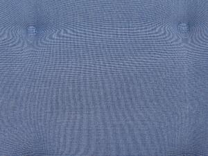 Cuscini di ricambio per sedie da esterno Set 2 cuscini imbottiti spessi in tessuto blu resistenti ai raggi UV Beliani