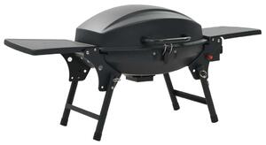 Barbecue a gas con piano cottura nero