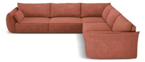 Divano angolare rosso (variabile) Vanda - Mazzini Sofas