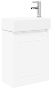 Mobile bagno con rubinetto Bianco 45,5 x 22,5 x 84 cm