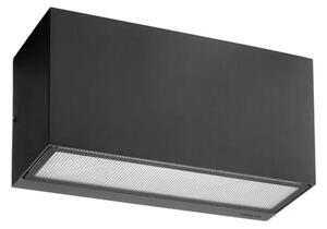 Asker Down LED Applique da Parete da Esterno L22,5 Nero
