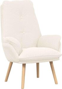 Poltrona Crema 69 x 74 x 93 cm Tessuto Sherpa