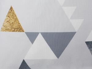 Set di 2 cuscini decorativi Motivo triangolare Multicolore 45 x 45 cm Stampa geometrica Accessori decorativi moderni e minimalisti Beliani