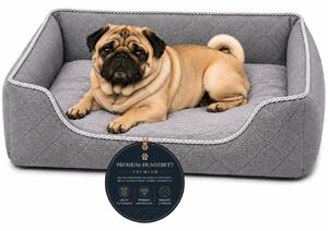 Divano per cane cuccia lavabile rivestimento sfoderabile tessuto da arredamento L 75x60 cm