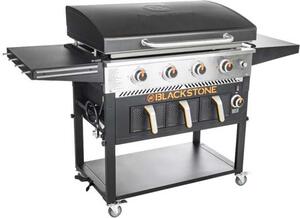 Blackstone 257-1868DK barbecue/grill da esterno Carrello Gas Nero, Arancione, Acciaio inossidabile 17584 W