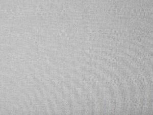 Poltrona imbottita in tessuto grigio chiaro a 1 posto sezione modulare stile moderno scandinavo soggiorno Beliani