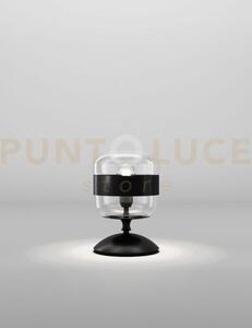 Futura lampada da tavolo p cristallo nero montatura nero opaco 1 lu