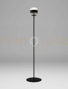 Futura lampada da terra p bianco nero montatura nero opaco 1 luce a