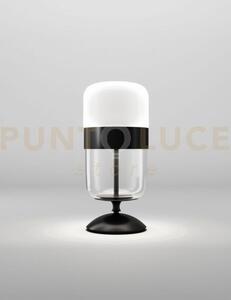 Futura lampada da tavolo m bianco nero montatura nero opaco 1 luce 