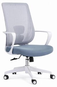 Sedia da ufficio ergonomica con poggiatesta regolabile e schienale in rete