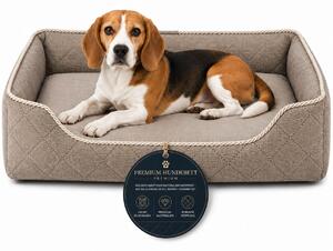 Divano per cani, con rivestimento lavabile e sfoderabile, realizzato in tessuto per arredamento, dimensioni L 65 x 50 cm