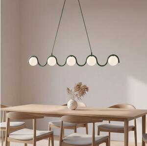 Lampadario a cavo SINUS 5xG9/8W/230V verde