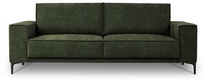 Divano verde con rivestimento in ciniglia 224 cm Copenhagen – Scandic