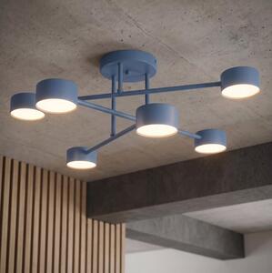 Plafoniera HALO 6xGX53/10W/230V blu